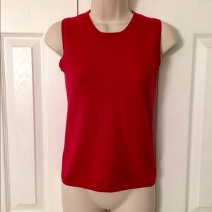 Brooks Brothers Red Cashmere Vest XS EUC